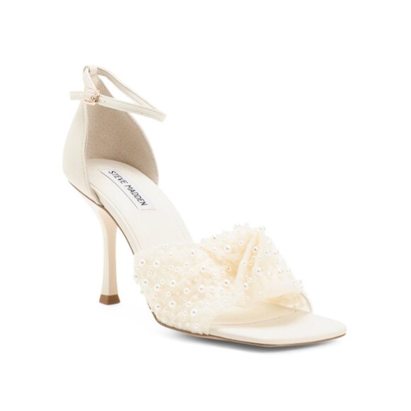 STEVE MADDEN pearl Assumed Faux Pearl Heels - Picture 1 of 2